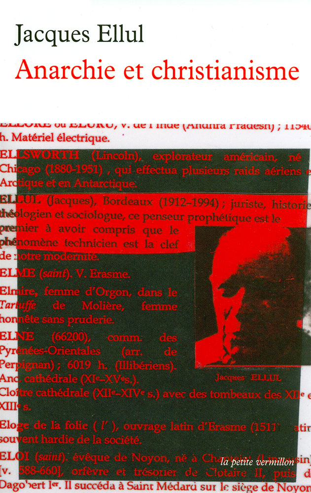 Jacques Ellul, Anarchie et christianisme