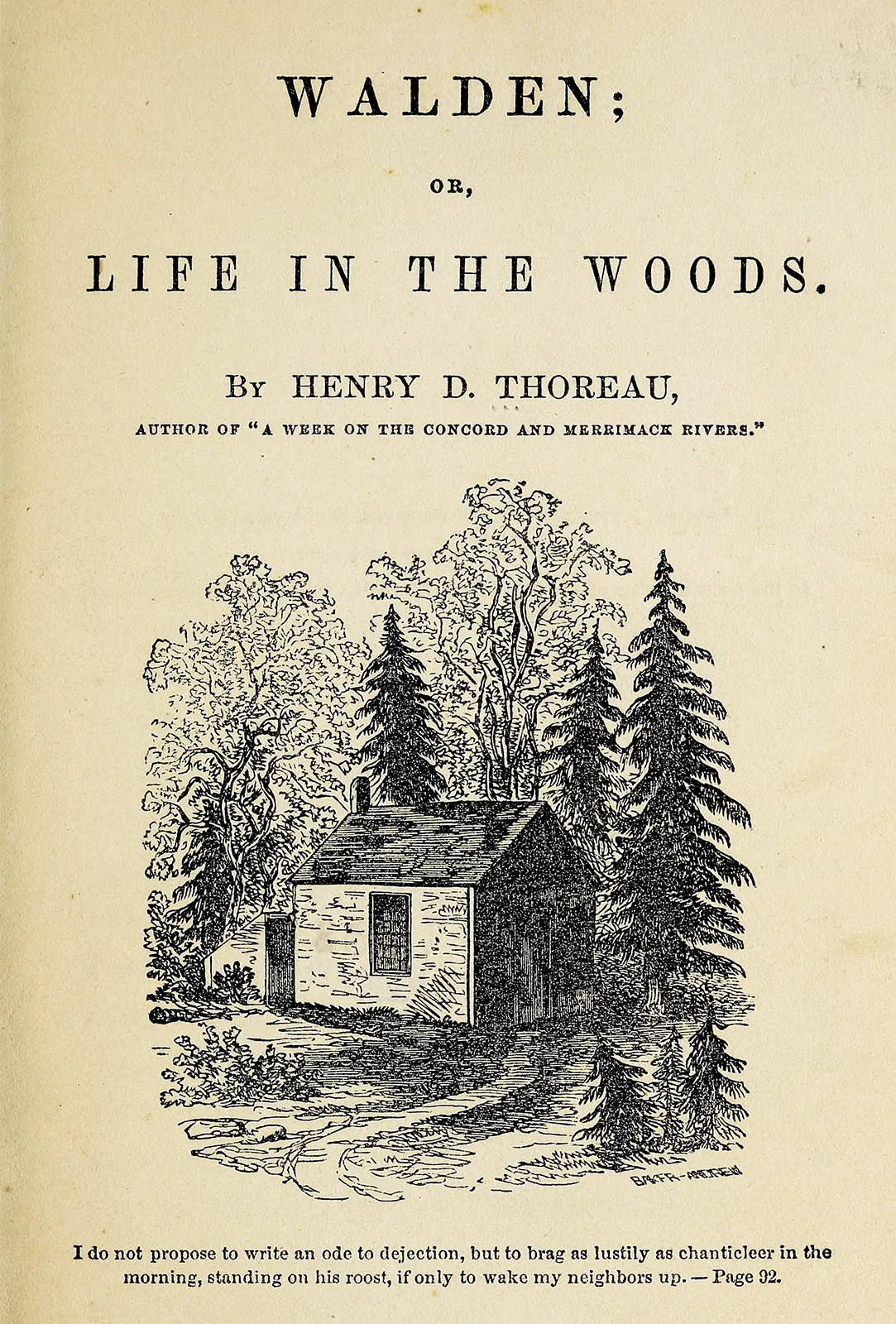 Thoreau, Walden